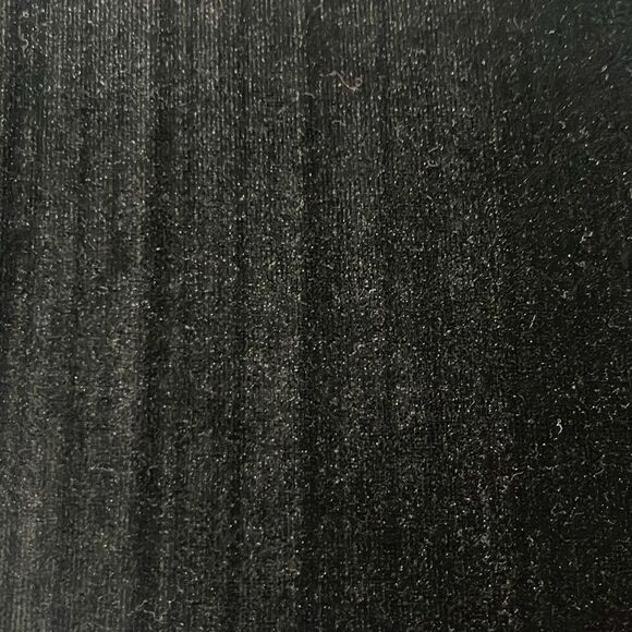 St John Large Black Silver Metallic Velvet Pull On Pants Pockets Stretch Dressy - Picture 3 of 11